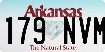 AR license plate 179NVM