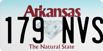 AR license plate 179NVS