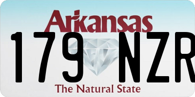 AR license plate 179NZR