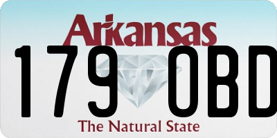 AR license plate 179OBD