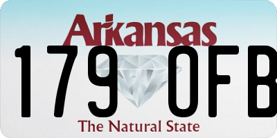 AR license plate 179OFB