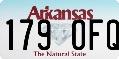 AR license plate 179OFQ