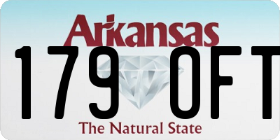 AR license plate 179OFT