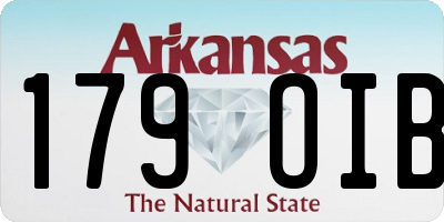 AR license plate 179OIB