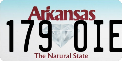 AR license plate 179OIE