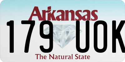 AR license plate 179UOK