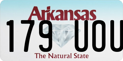 AR license plate 179UOU