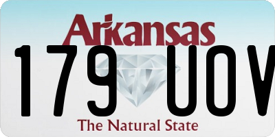 AR license plate 179UOV