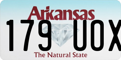 AR license plate 179UOX