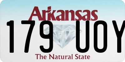 AR license plate 179UOY