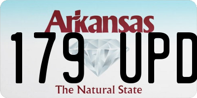 AR license plate 179UPD