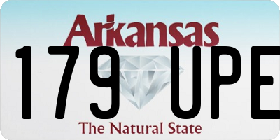 AR license plate 179UPE