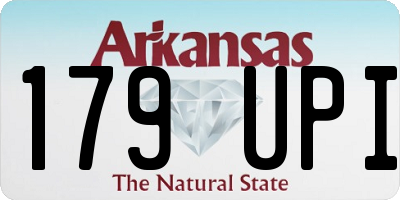 AR license plate 179UPI