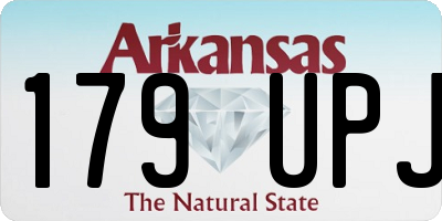 AR license plate 179UPJ