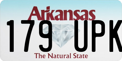AR license plate 179UPK