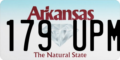 AR license plate 179UPM