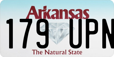 AR license plate 179UPN