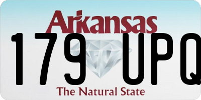 AR license plate 179UPQ