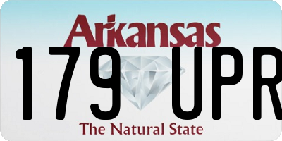 AR license plate 179UPR