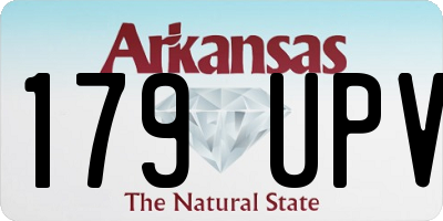 AR license plate 179UPV