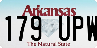 AR license plate 179UPW