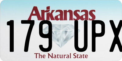 AR license plate 179UPX