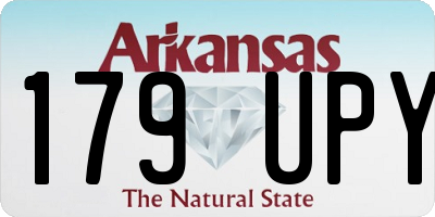 AR license plate 179UPY
