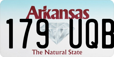 AR license plate 179UQB