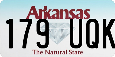 AR license plate 179UQK