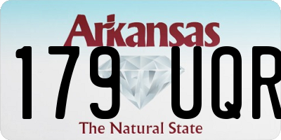 AR license plate 179UQR