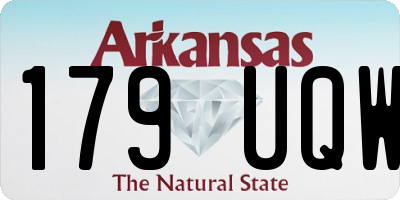 AR license plate 179UQW