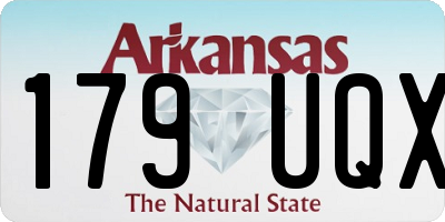 AR license plate 179UQX