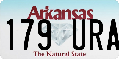AR license plate 179URA