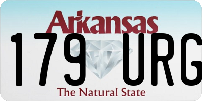 AR license plate 179URG