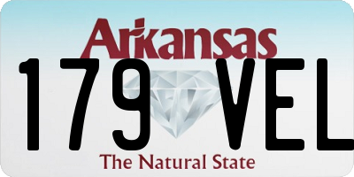 AR license plate 179VEL