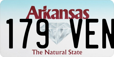 AR license plate 179VEN