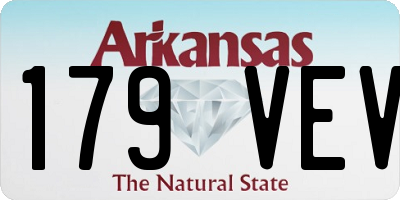 AR license plate 179VEV