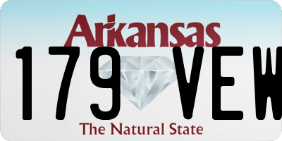 AR license plate 179VEW
