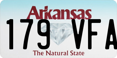 AR license plate 179VFA