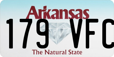 AR license plate 179VFC