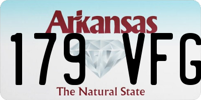 AR license plate 179VFG