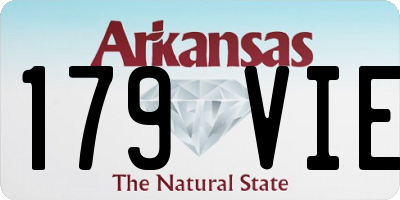 AR license plate 179VIE
