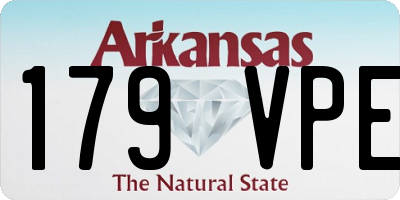 AR license plate 179VPE