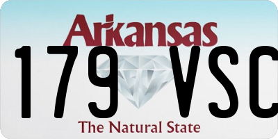 AR license plate 179VSC