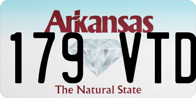AR license plate 179VTD