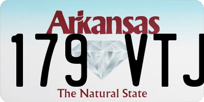 AR license plate 179VTJ