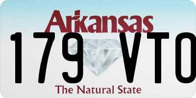 AR license plate 179VTO