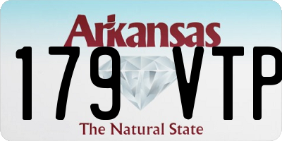AR license plate 179VTP