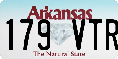 AR license plate 179VTR