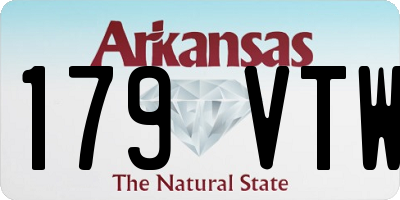 AR license plate 179VTW